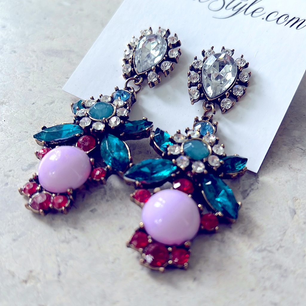 Bellestyle Crystal Statement Earrings